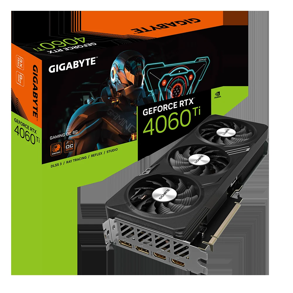 VGA Gigabyte GeForce RTX 4060 Ti Eagle OC ICE 8GB - GDDR6 - NEW