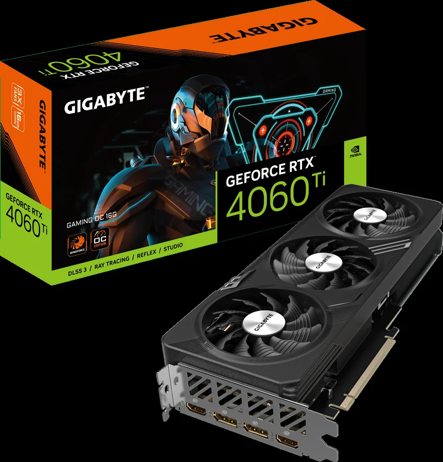 VGA Gigabyte GeForce RTX 4060 Ti Gaming OC 16GB - GDDR6 - NEW