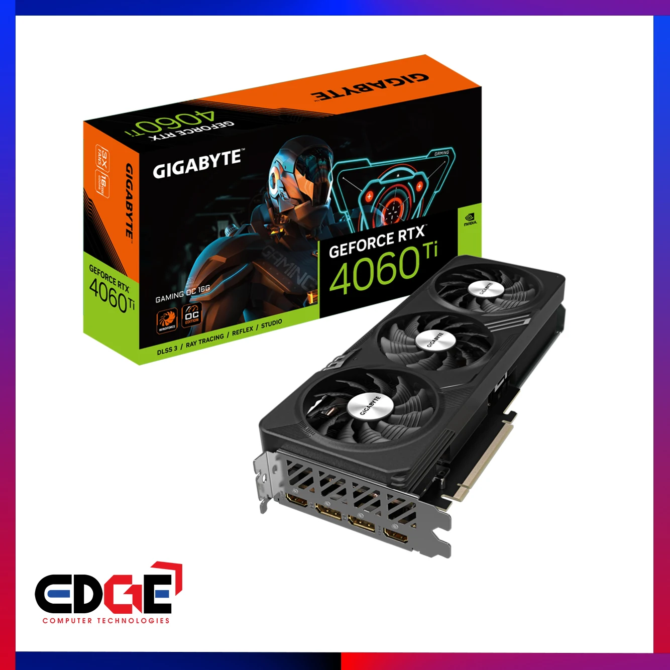 VGA Gigabyte GeForce RTX 4060 Ti Gaming OC 8GB - GDDR6 - NEW