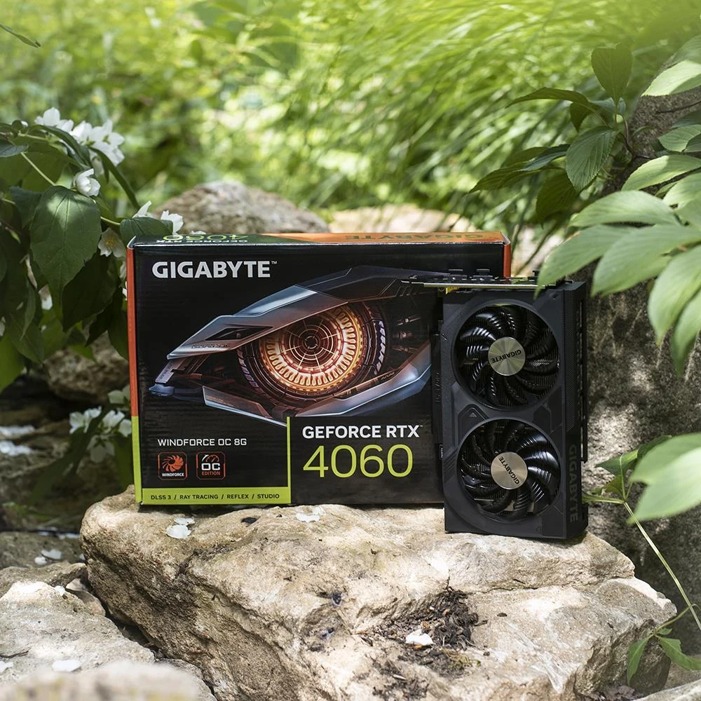 VGA Gigabyte GeForce RTX 4060 Windforce 8GB - GDDR6 - NEW
