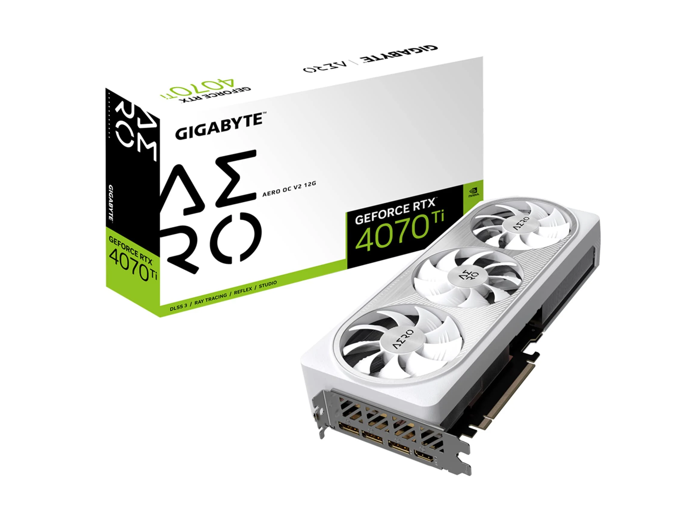 VGA Gigabyte GeForce RTX 4070 Aero OC 12GB - GDDR6X - NEW