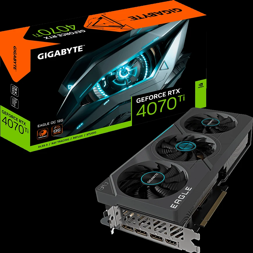 VGA Gigabyte GeForce RTX 4070 Ti Eagle 12GB - GDDR6X - NEW