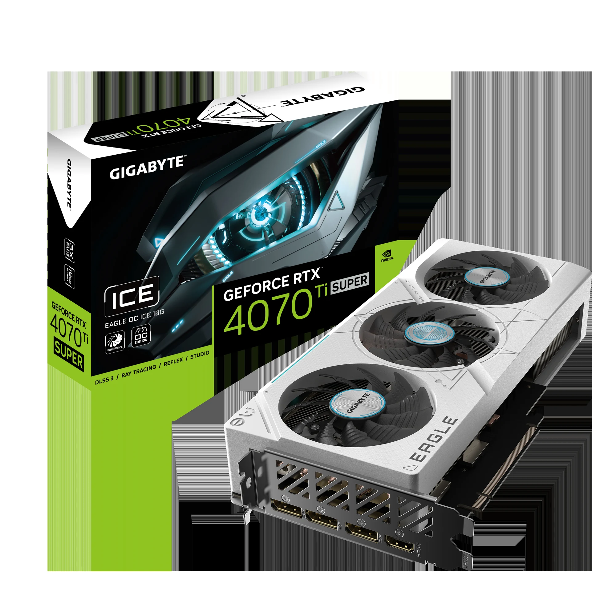 VGA Gigabyte GeForce RTX 4070 Ti SUPER Eagle 16GB - GDDR6X - NEW