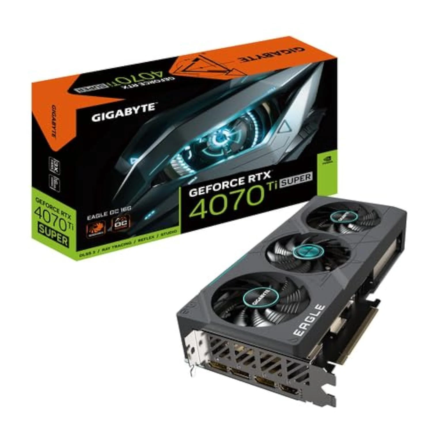 VGA Gigabyte GeForce RTX 4070 Ti SUPER Eagle OC 16GB - GDDR6X - NEW