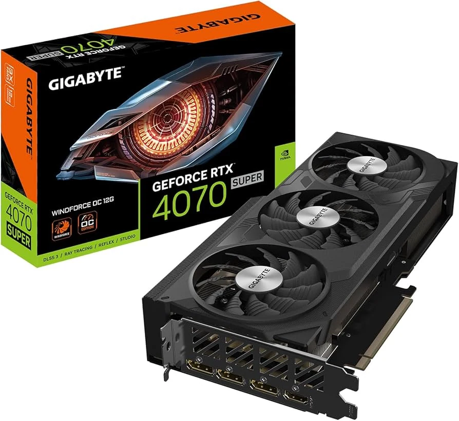VGA Gigabyte GeForce RTX 4070 Windforce OC 12GB - GDDR6X - NEW