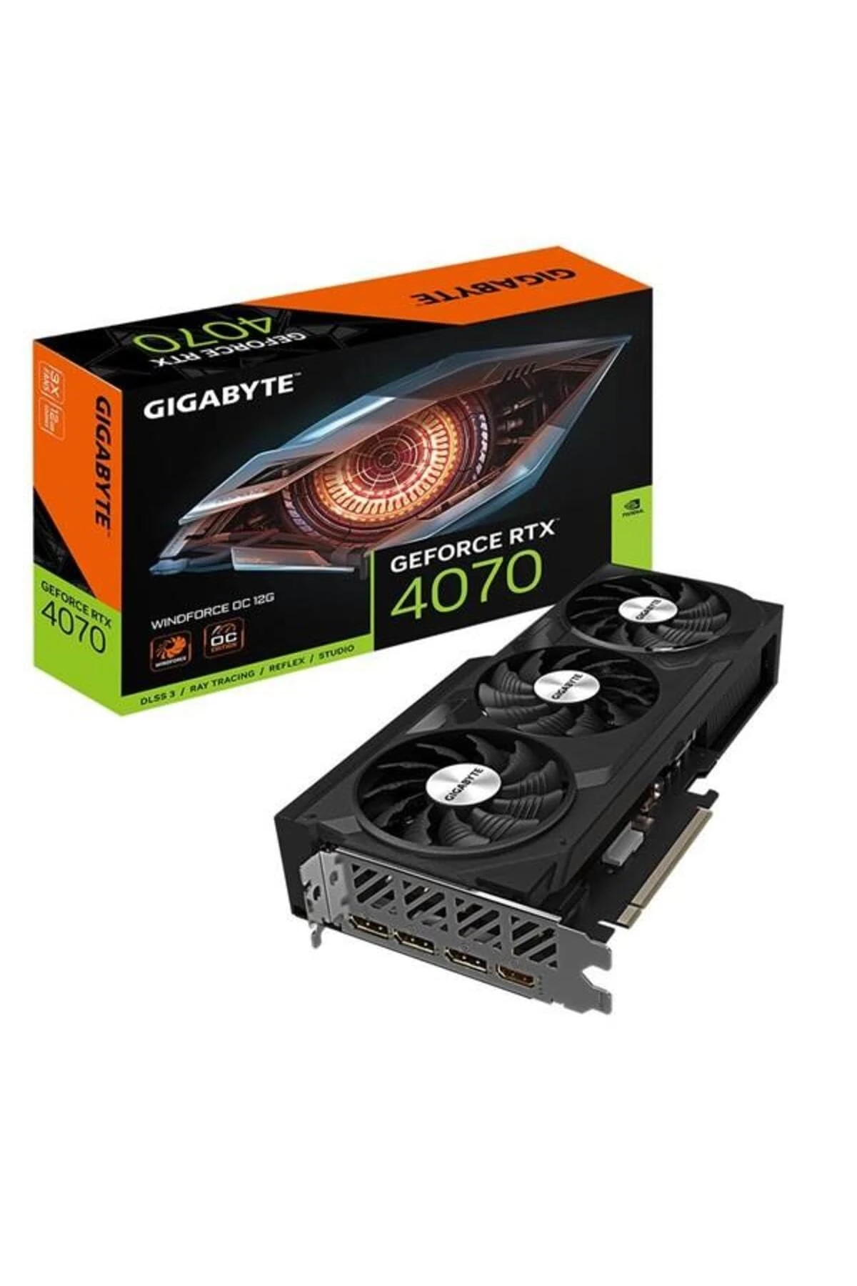 VGA Gigabyte GeForce RTX 4070 Windforce OC 12GB - GDDR6X - NEW