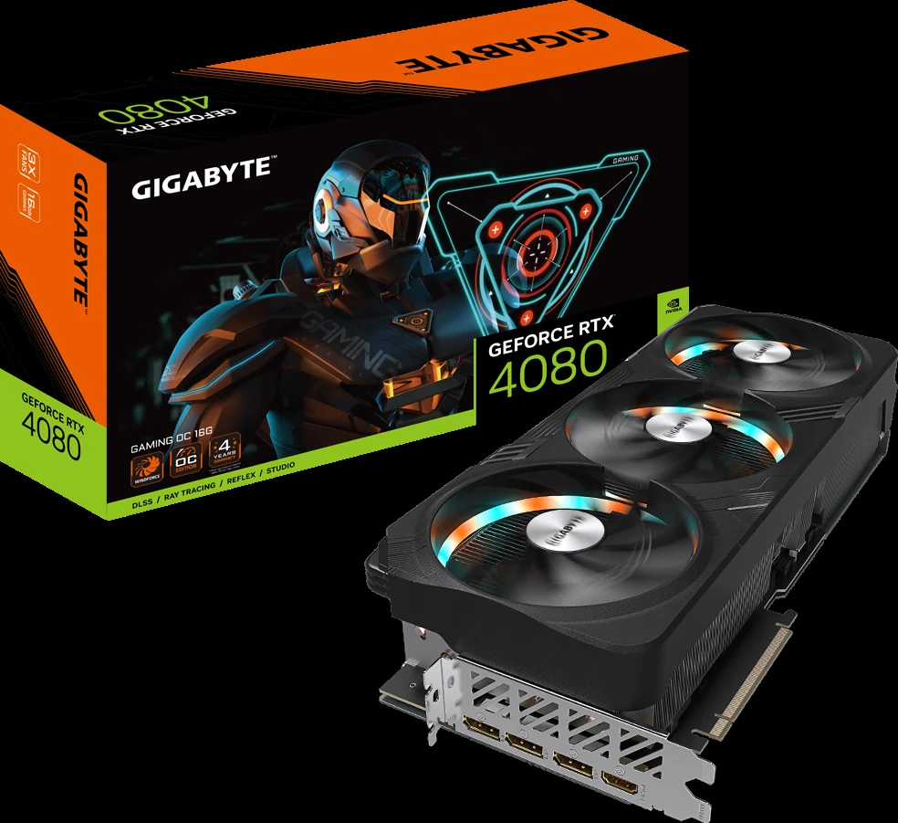 VGA Gigabyte GeForce RTX 4080 Eagle OC 16GB - GDDR6X - NEW