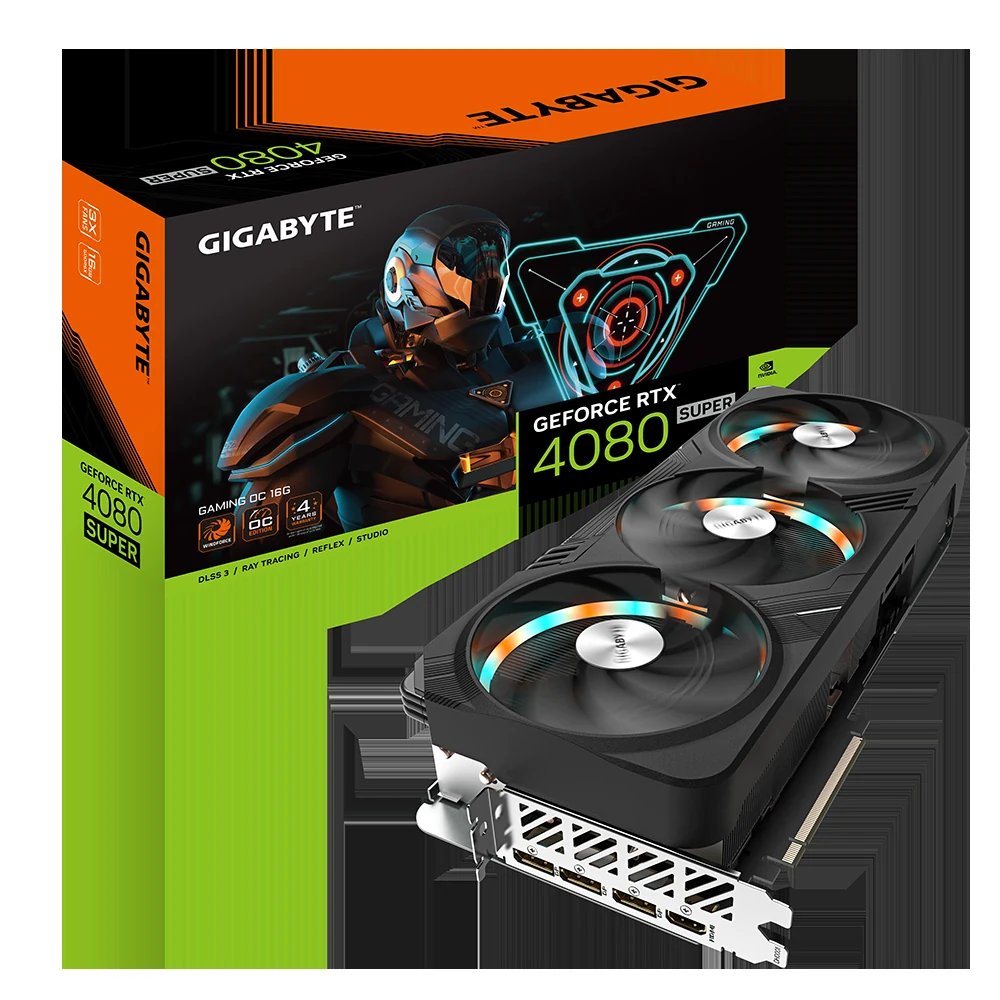 VGA Gigabyte GeForce RTX 4080 SUPER Aero OC 16GB - GDDR6X - NEW
