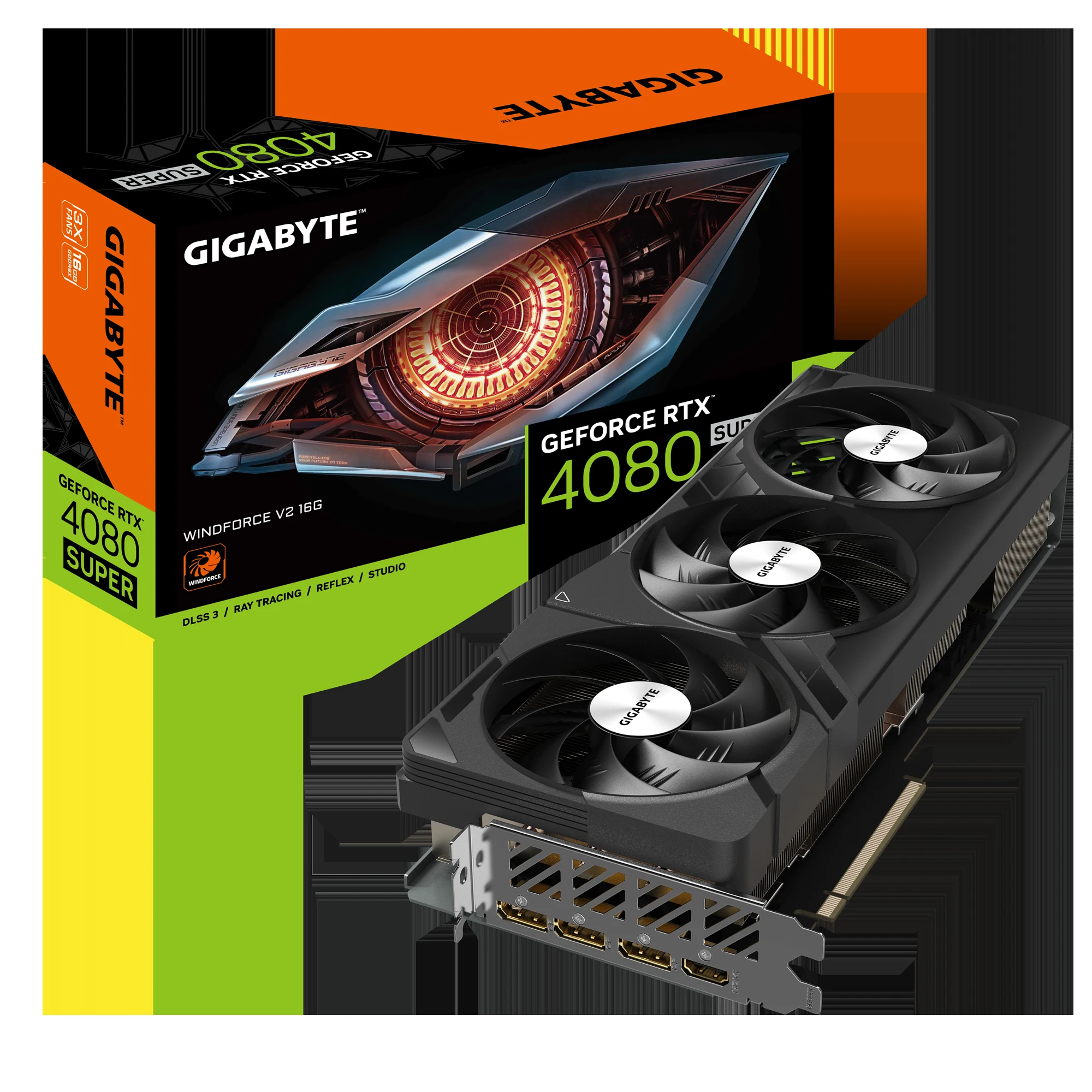 VGA Gigabyte GeForce RTX 4080 SUPER Aero OC 16GB - GDDR6X - NEW
