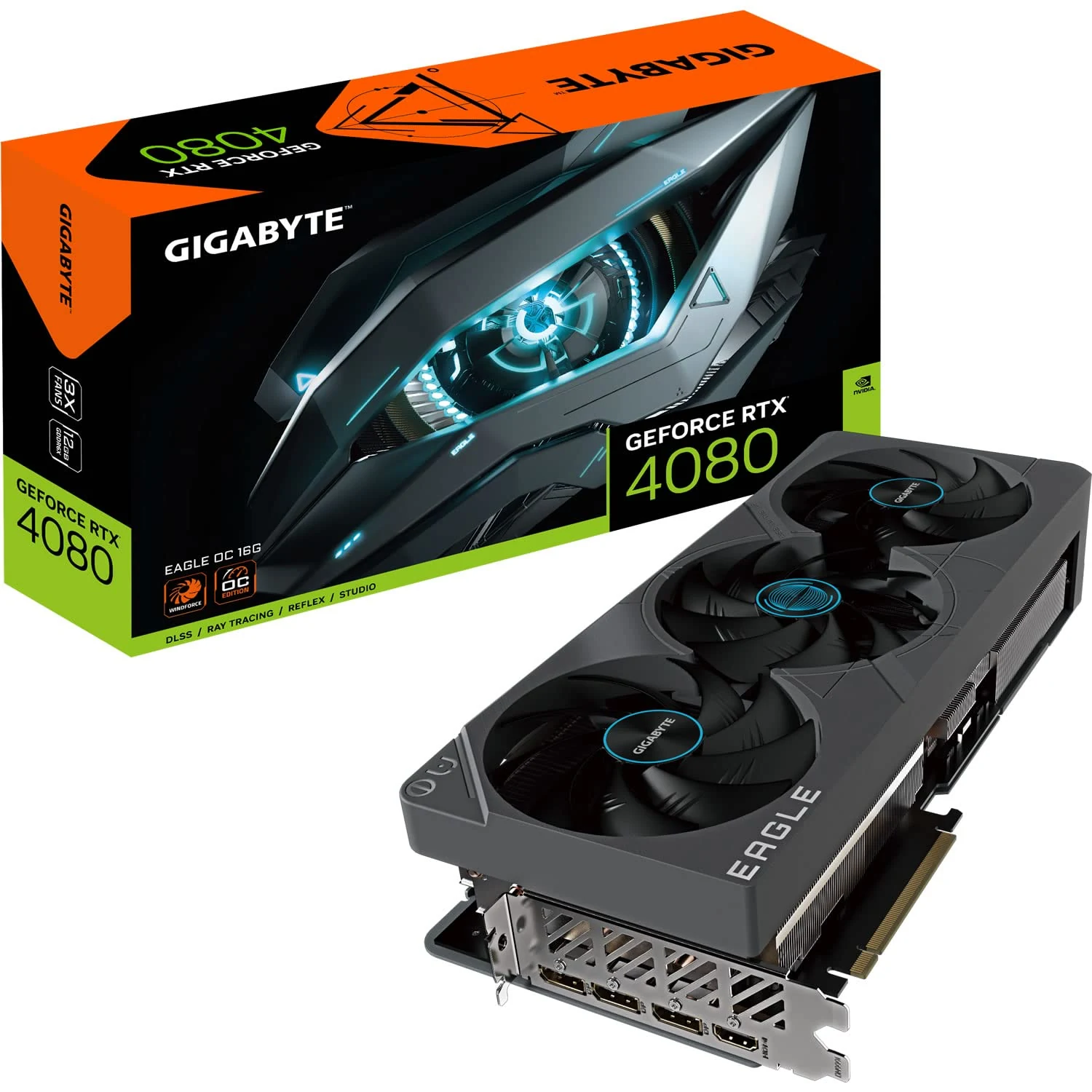 VGA Gigabyte GeForce RTX 4080 SUPER Windforce V2 16GB - GDDR6X - NEW