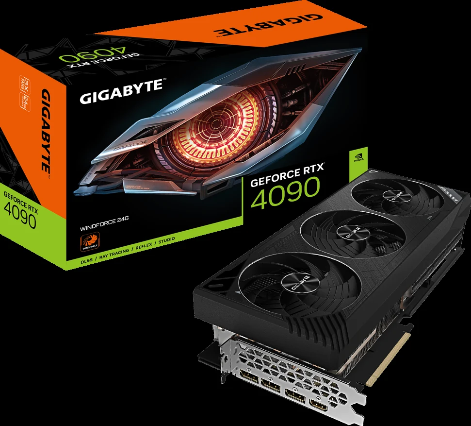 VGA Gigabyte GeForce RTX 4090 Windforce 24GB - GDDR6X - NEW