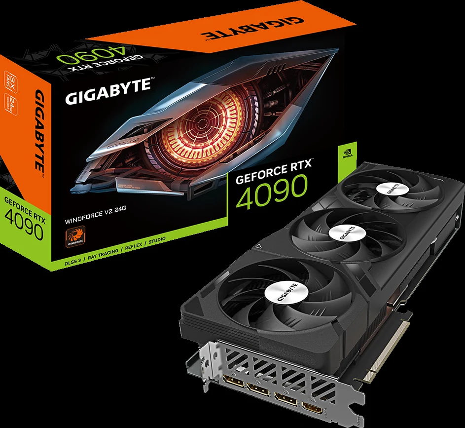 VGA Gigabyte GeForce RTX 4090 Windforce V2 24GB - GDDR6X - NEW