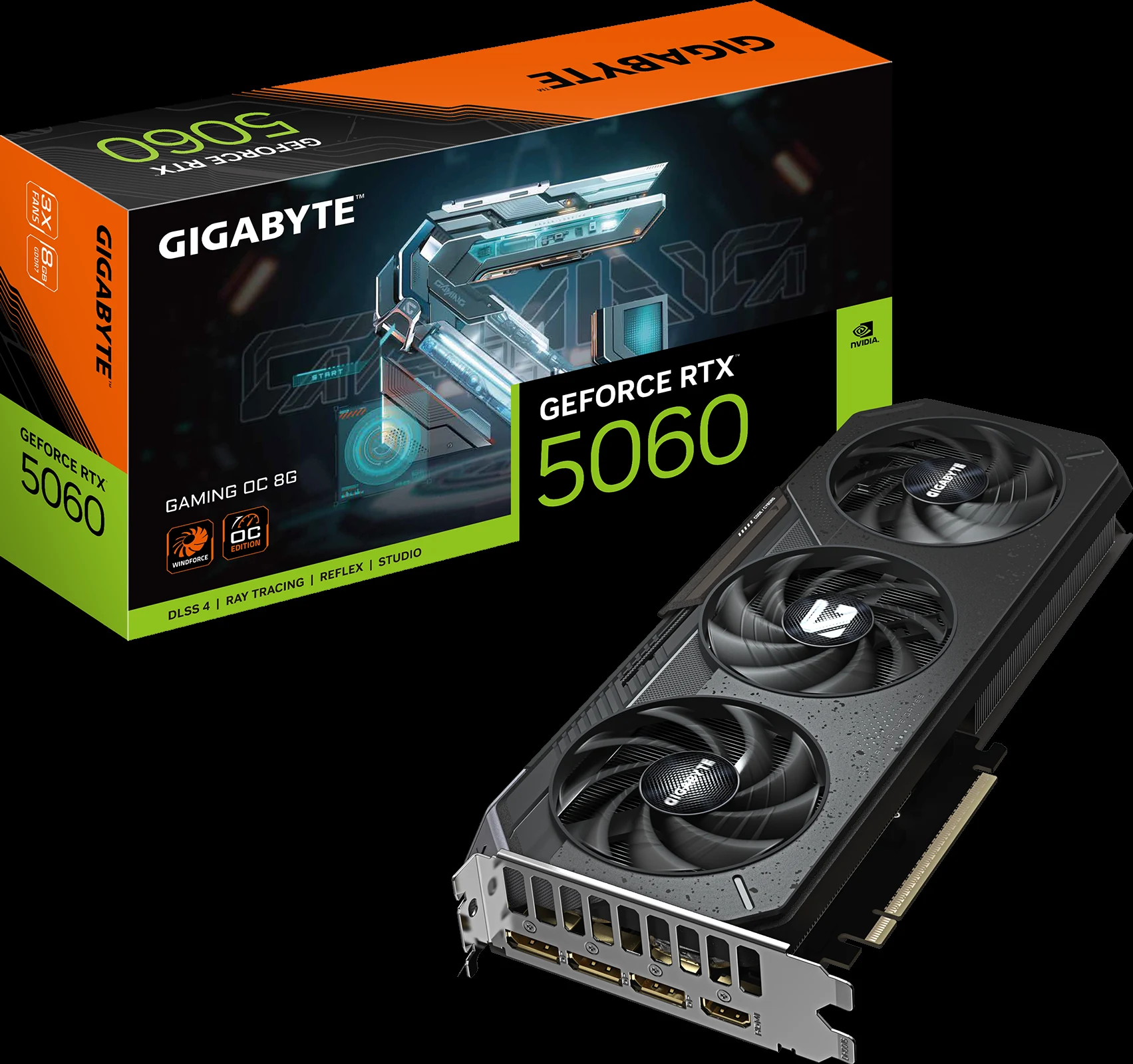 VGA Gigabyte GeForce RTX 5060 Eagle OC 8G - GDDR7 - NEW