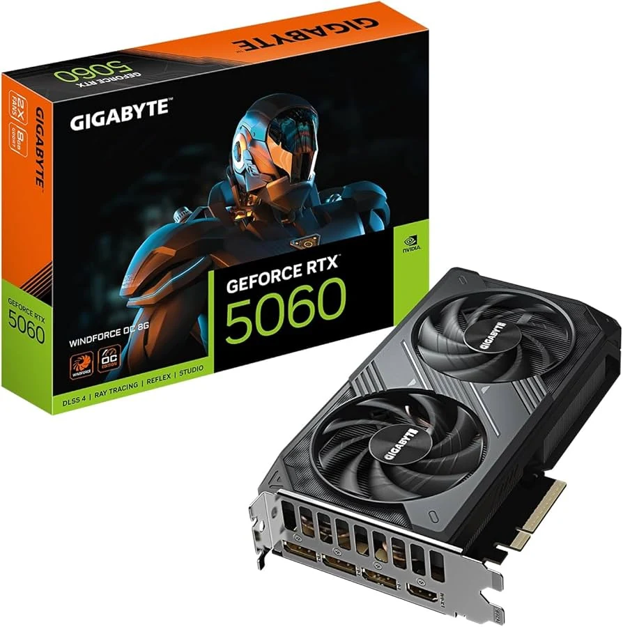 VGA Gigabyte GeForce RTX 5060 Ti Windforce OC 8G - GDDR7 - NEW