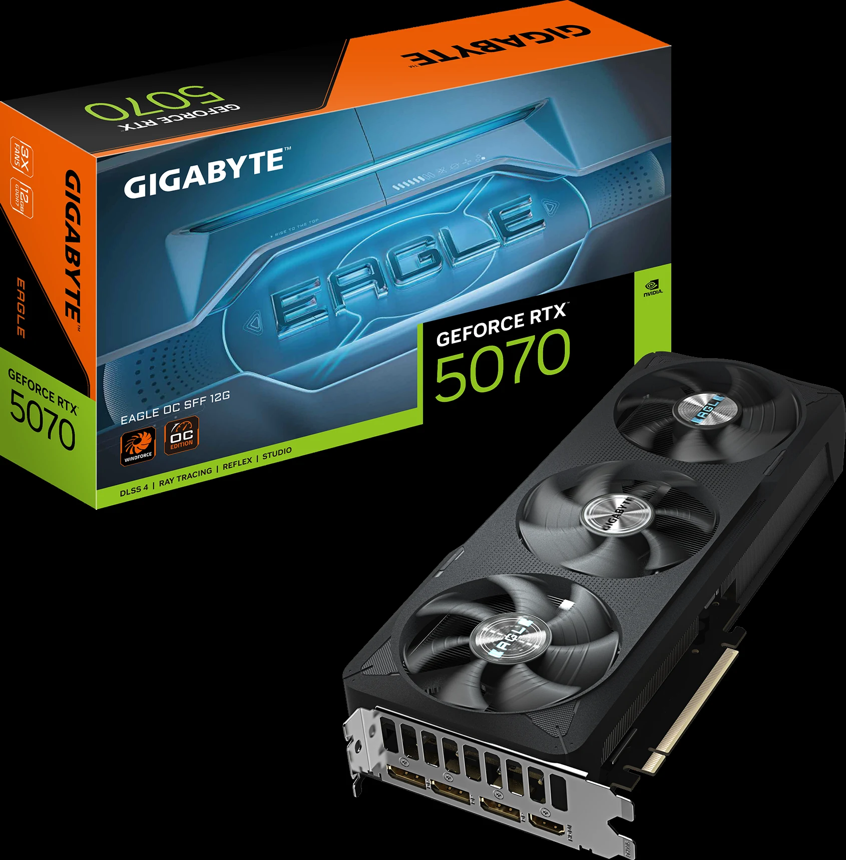 VGA Gigabyte GeForce RTX 5070 EAGLE OC ICE SFF 12G - GDDR7 - NEW