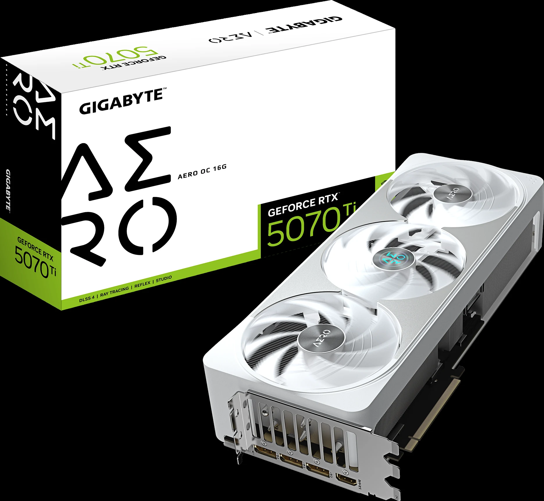 VGA Gigabyte GeForce RTX 5070 Ti AERO OC 16G - GDDR7 - NEW