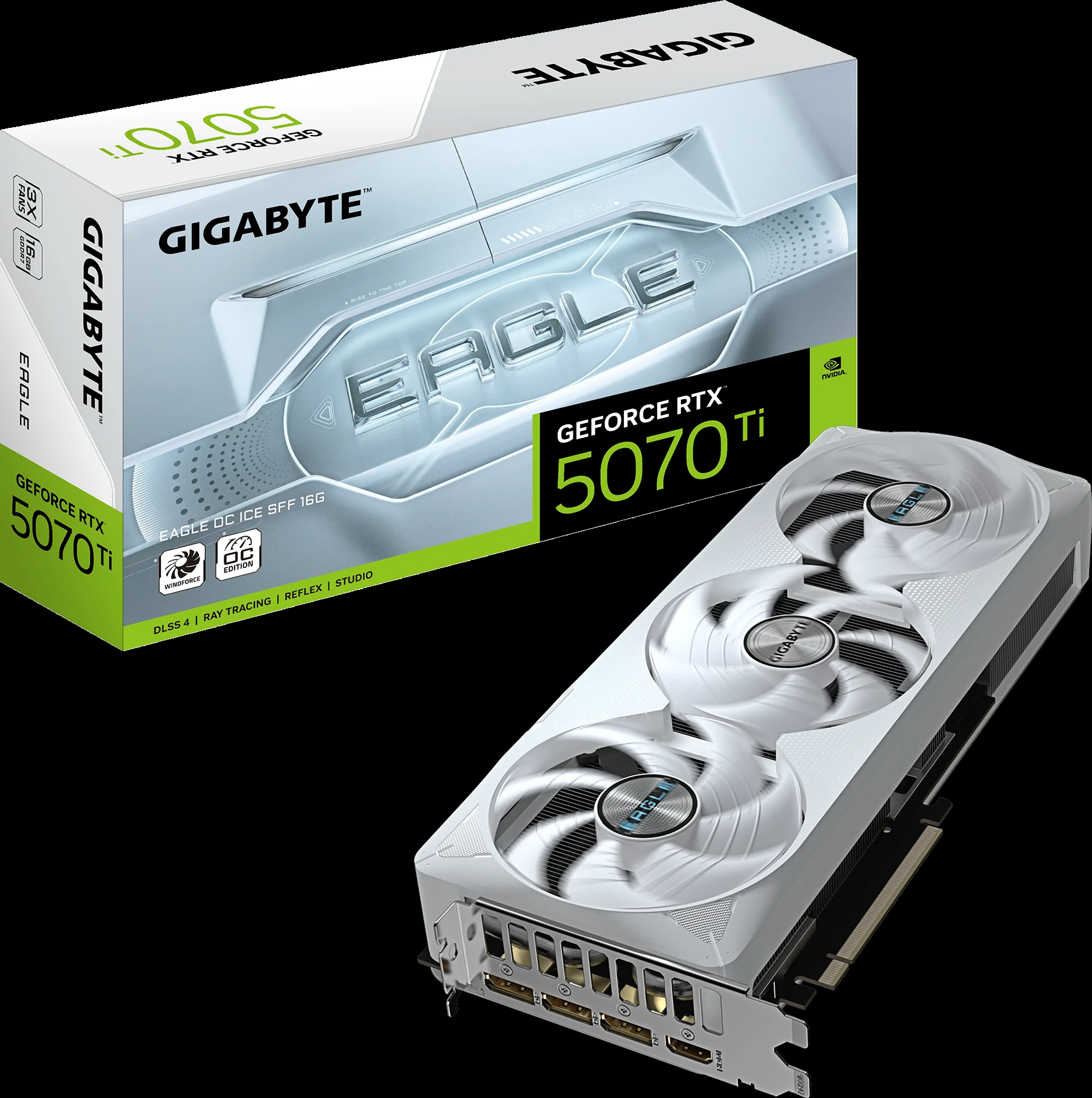 VGA Gigabyte GeForce RTX 5070 Ti EAGLE OC SFF 16G - GDDR7 - NEW