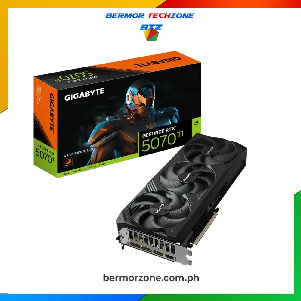 VGA Gigabyte GeForce RTX 5070 Ti WINDFORCE SFF 16G - GDDR7 - NEW