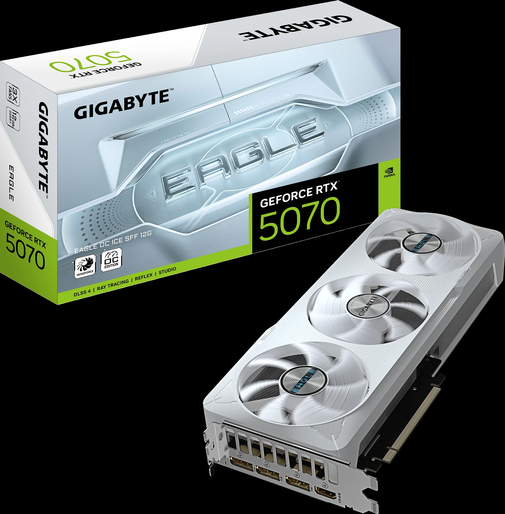 VGA Gigabyte GeForce RTX 5070 WINDFORCE OC SFF 12G - GDDR7 - NEW