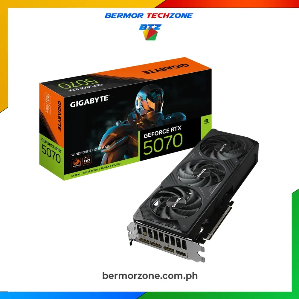 VGA Gigabyte GeForce RTX 5070 WINDFORCE OC SFF 12G - GDDR7 - NEW