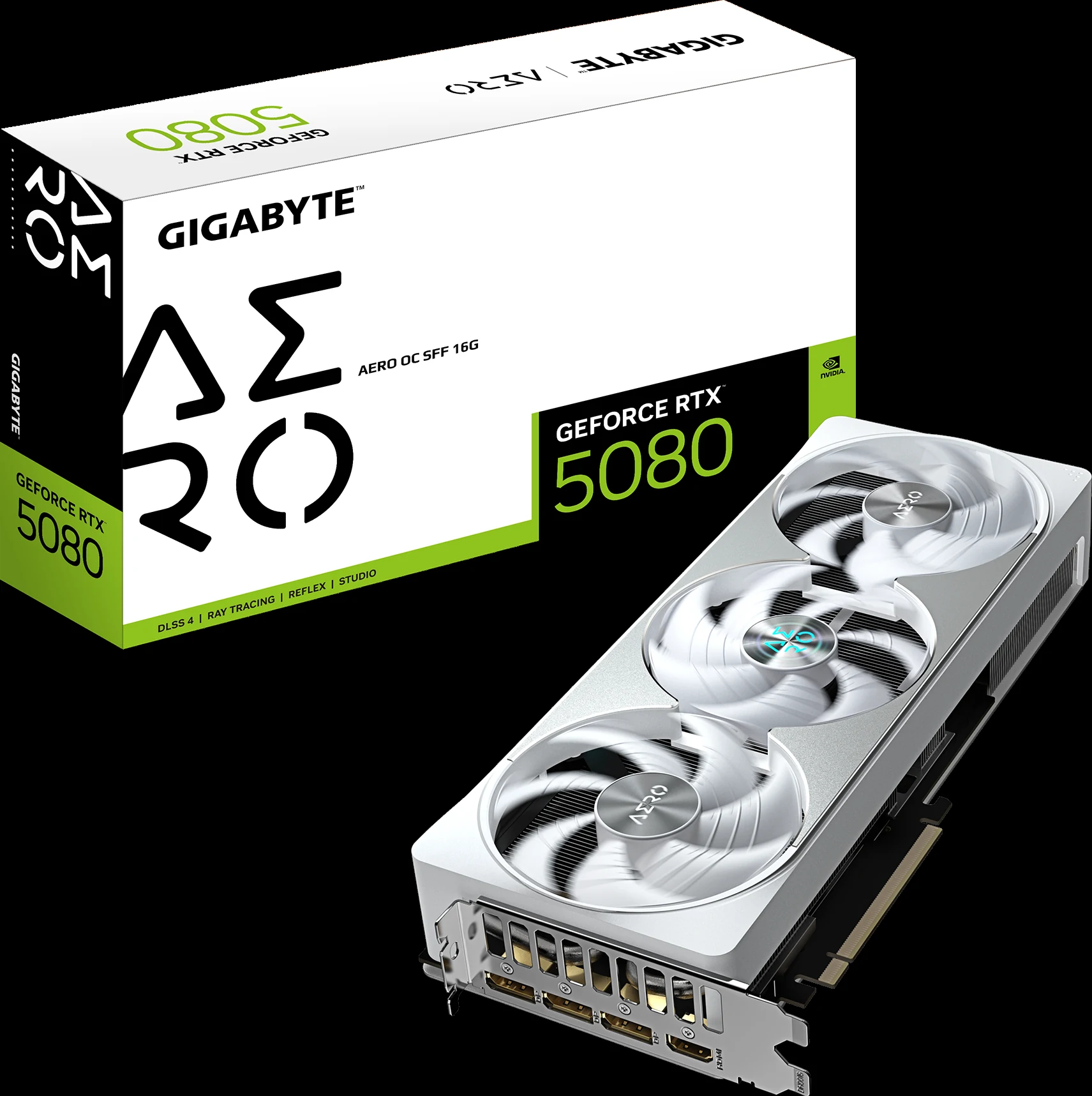VGA Gigabyte GeForce RTX 5080 AERO OC SFF 16G - GDDR7 - NEW