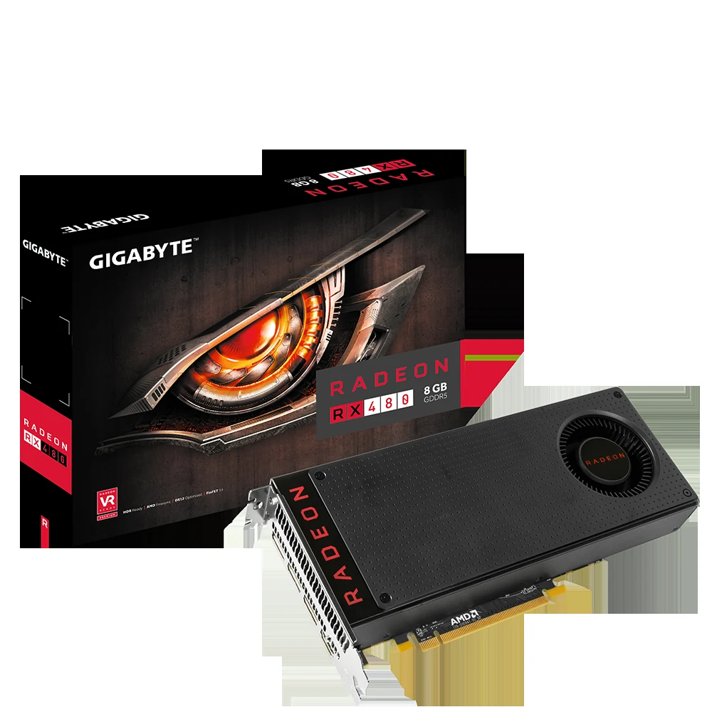 VGA GIGABYTE Radeon RX 480 Gaming 4G - GDDR5 - NEW
