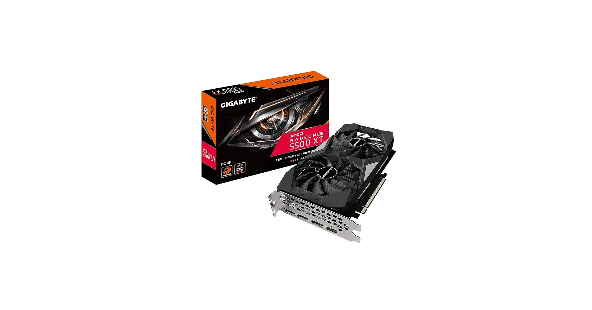 VGA GIGABYTE Radeon RX 5500 XT OC 8G - GDDR6 - NEW