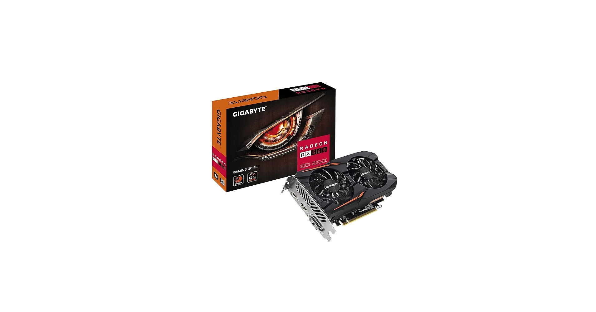 VGA GIGABYTE Radeon RX 560 OC 2G - GDDR5 - NEW