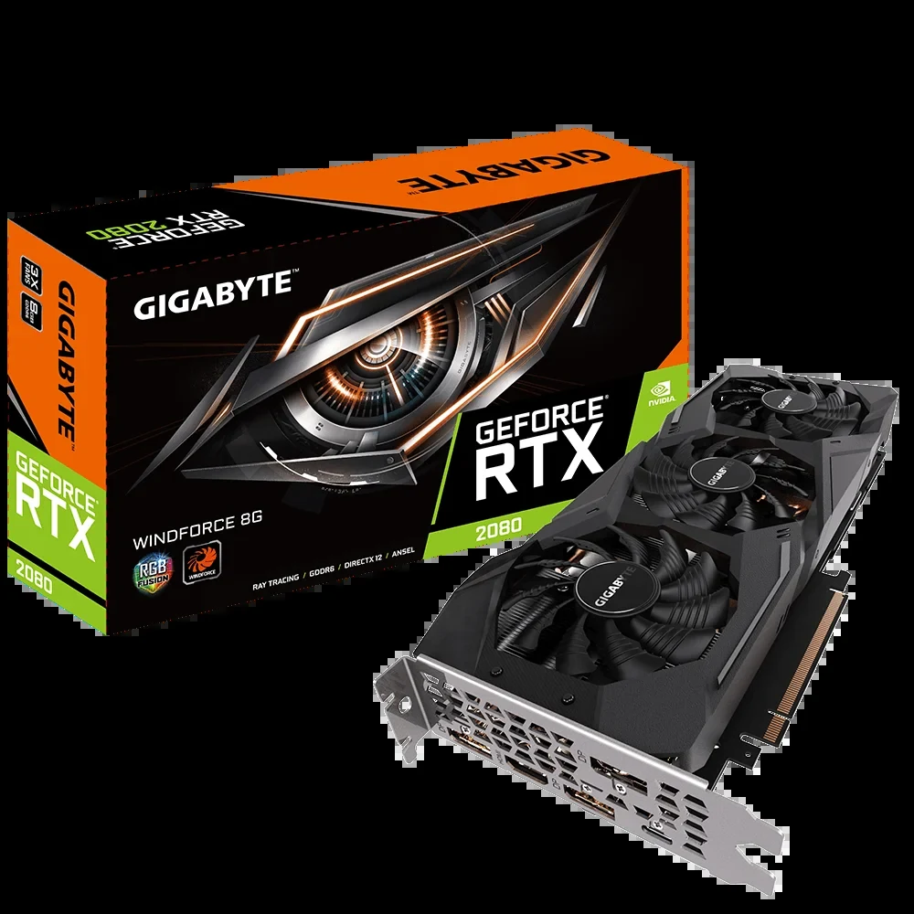 VGA GIGABYTE Radeon RX 5600 XT WINDFORCE OC 6G - GDDR6 - NEW