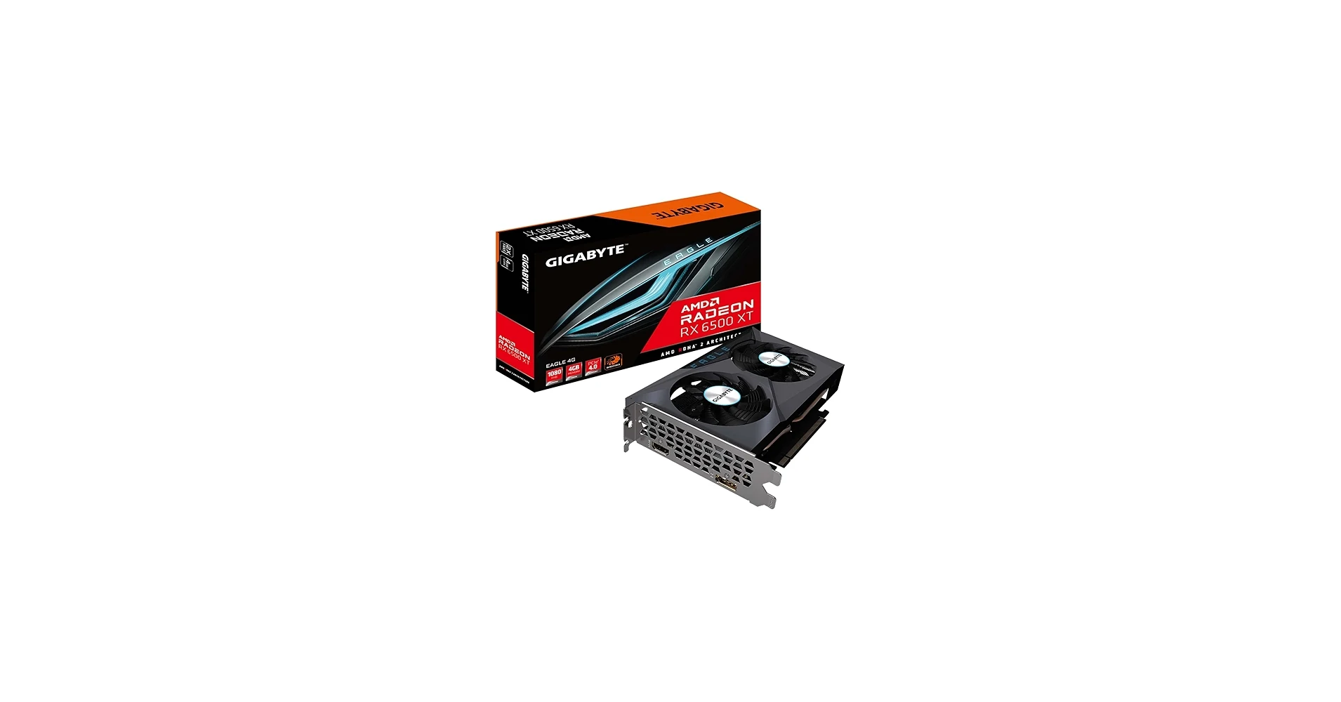 VGA GIGABYTE Radeon RX 6500 XT EAGLE 4G - GDDR6 - NEW