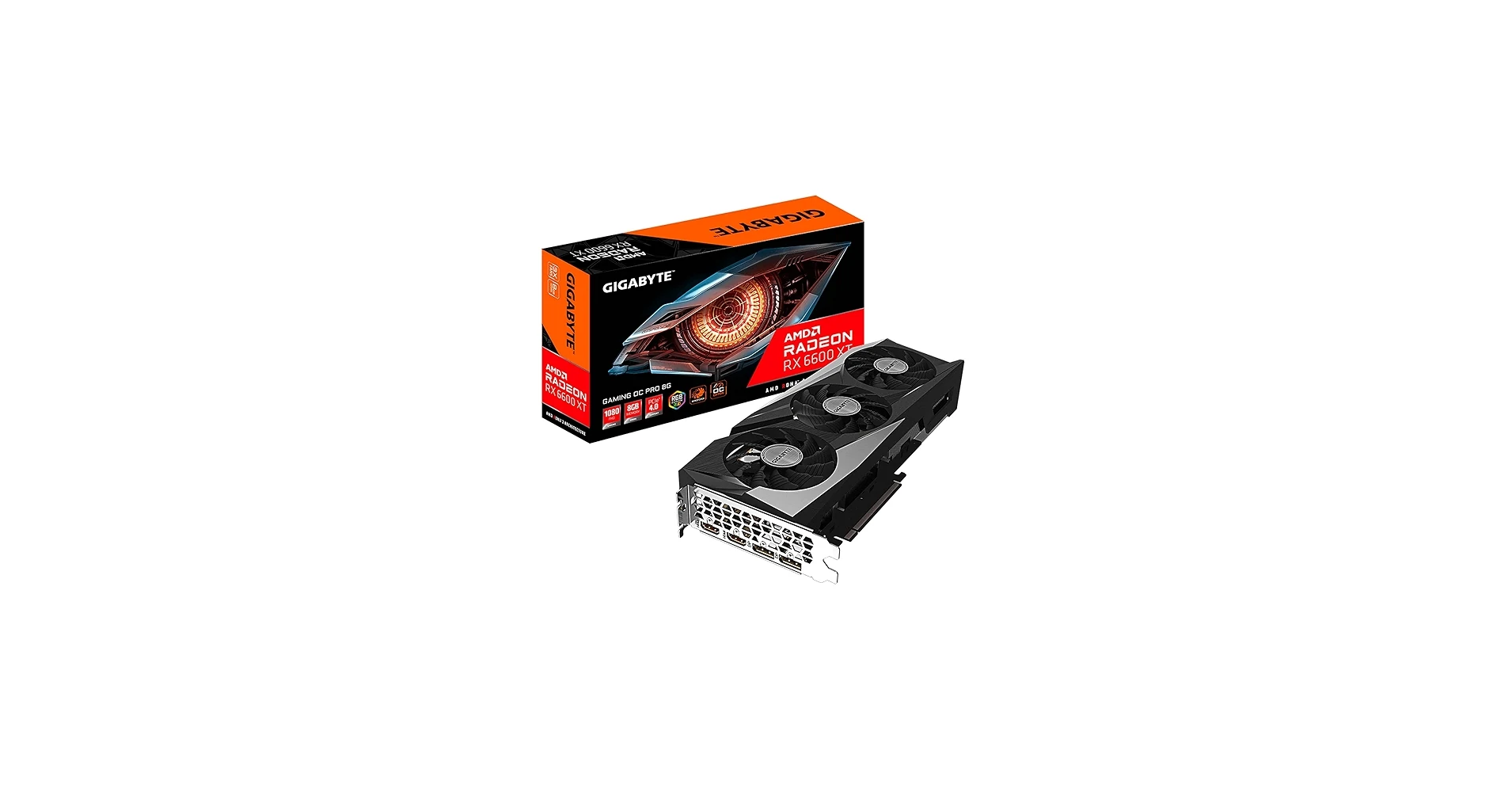 VGA GIGABYTE Radeon RX 6600 GAMING OC 8G - GDDR6 - NEW