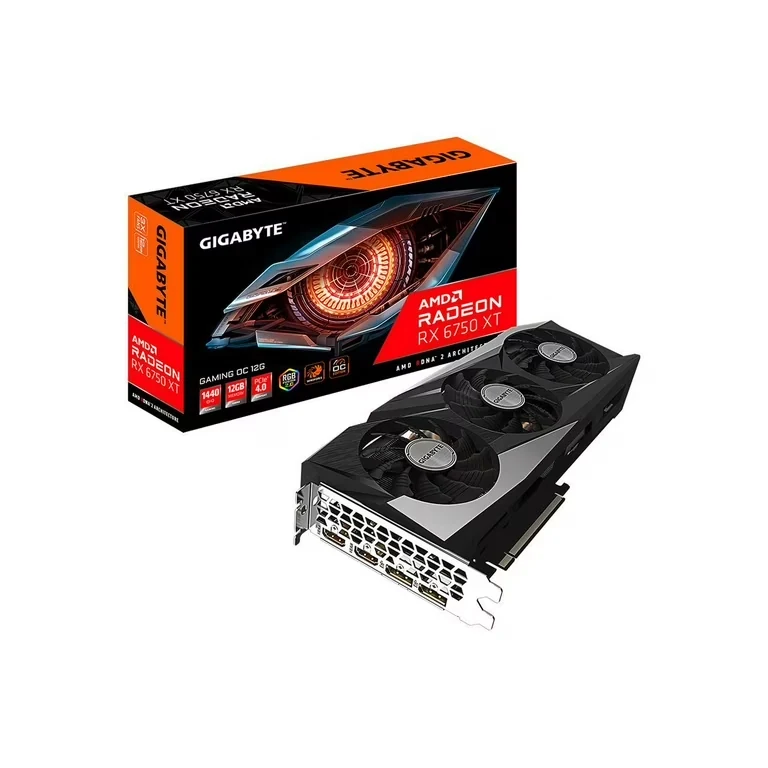 VGA GIGABYTE Radeon RX 6750 XT GAMING OC 12G - GDDR6 - NEW