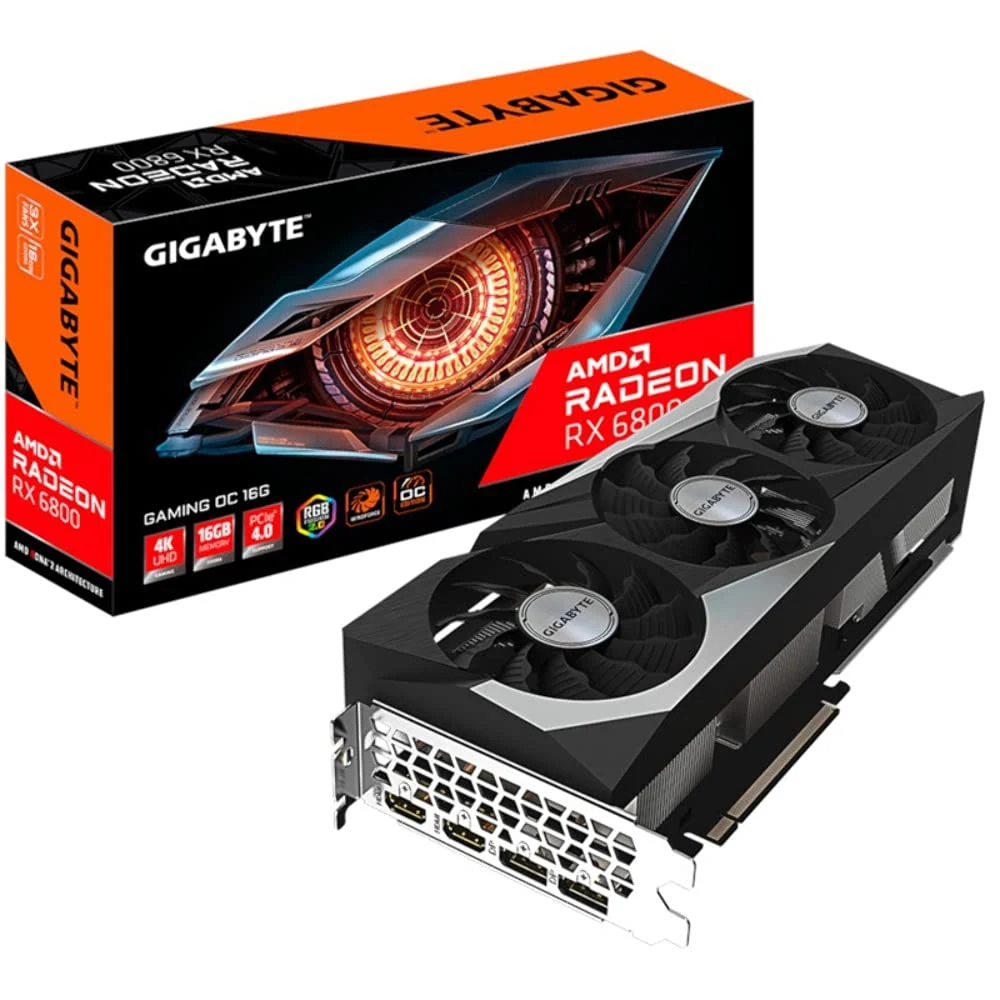 VGA GIGABYTE Radeon RX 6800 GAMING OC 16G - GDDR6 - NEW