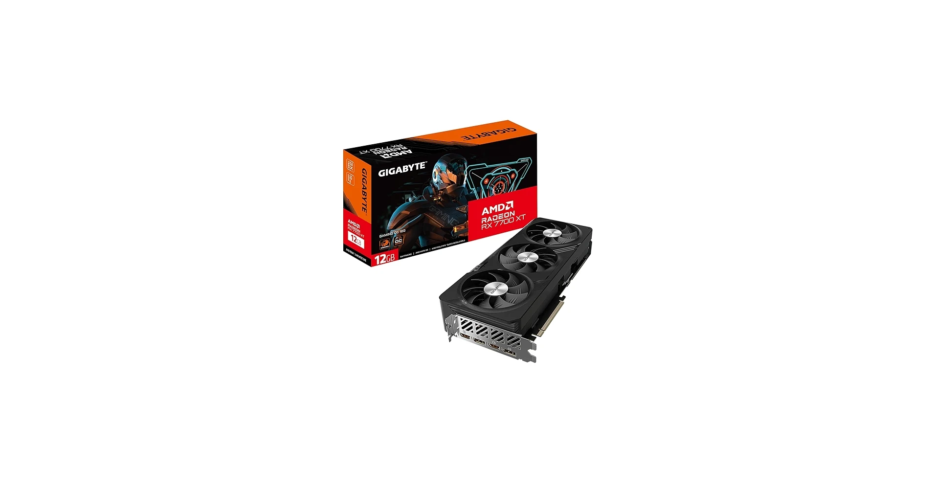 VGA GIGABYTE Radeon RX 7700 XT GAMING OC 12G - GDDR6 - NEW