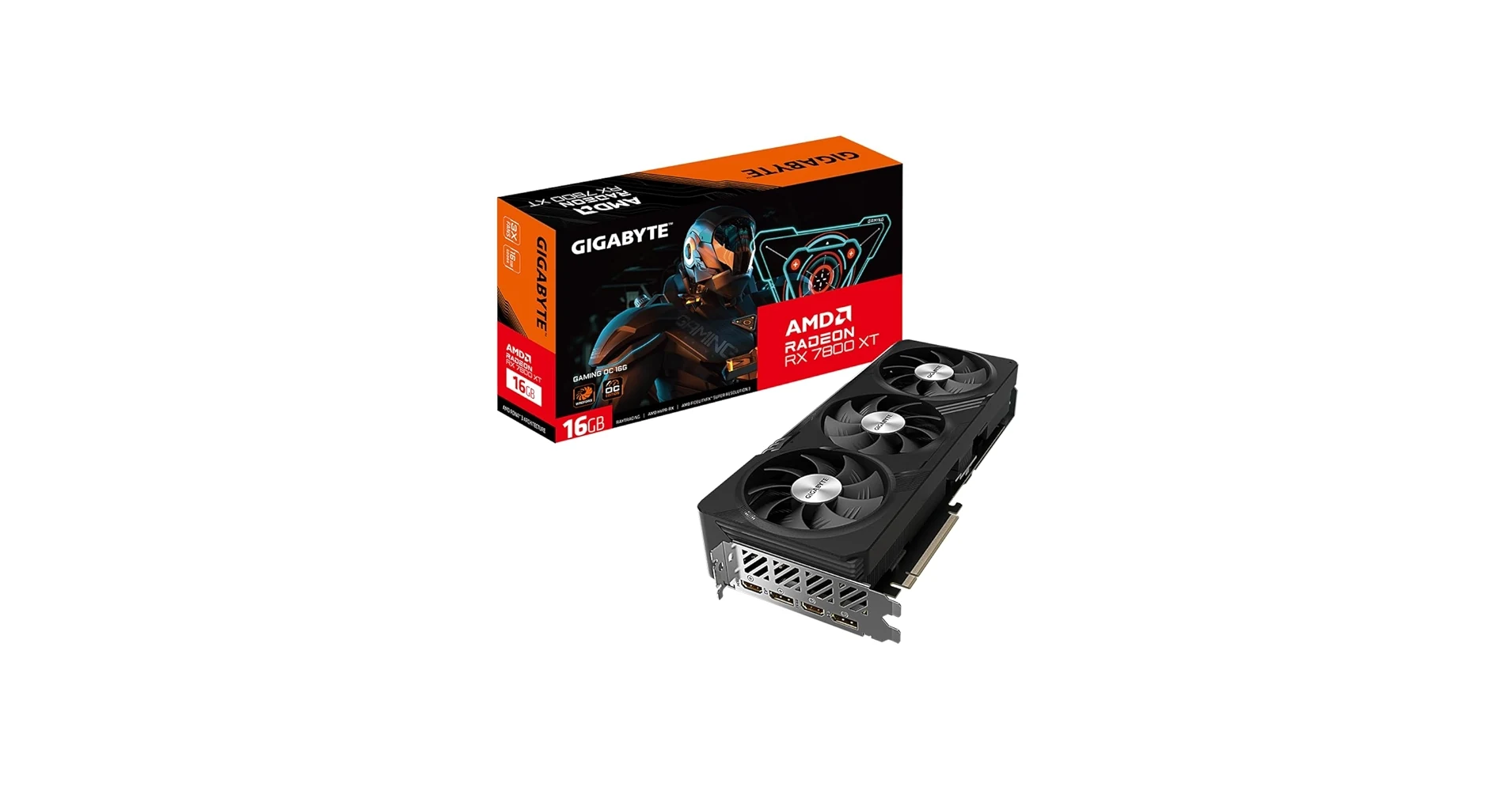VGA GIGABYTE Radeon RX 7800 XT GAMING OC 16G V2 - GDDR6 - NEW