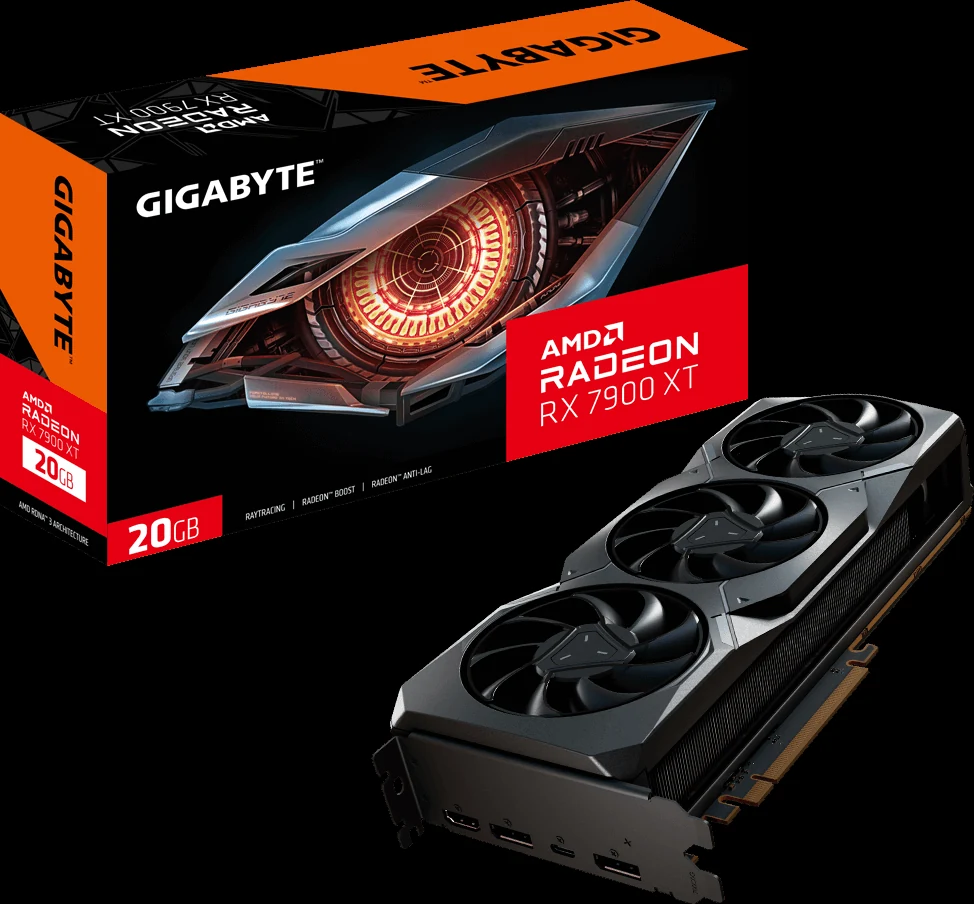 VGA GIGABYTE Radeon RX 7900 XT GAMING OC 20G - GDDR6 - NEW