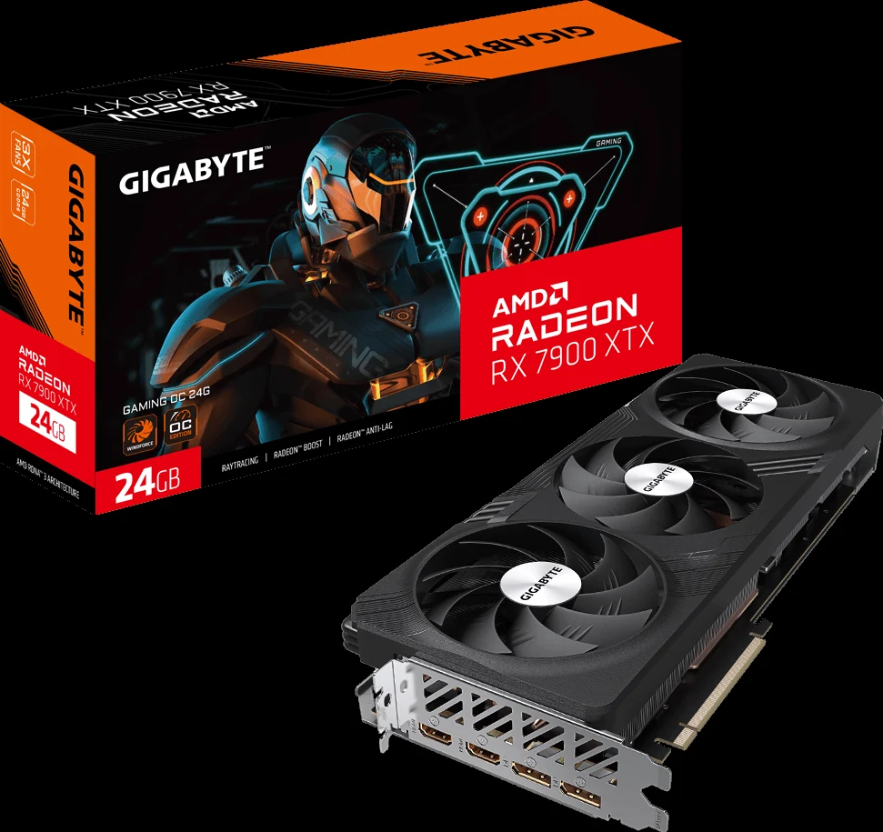 VGA GIGABYTE Radeon RX 7900 XTX GAMING OC 24G - GDDR6 - NEW