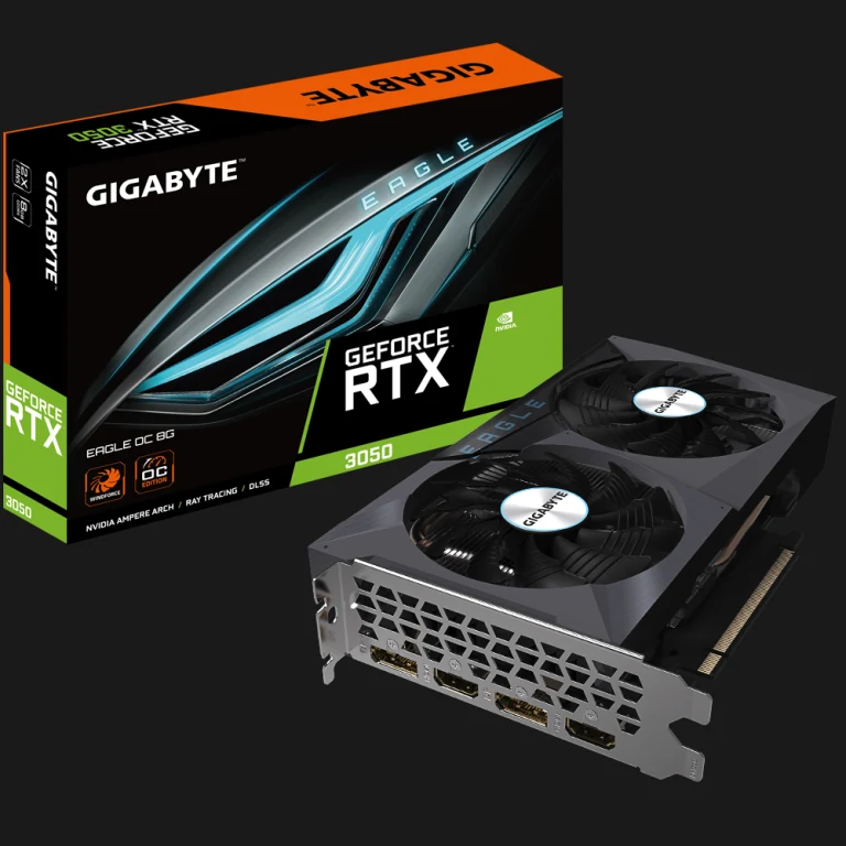 VGA Gigabyte RTX 3050 Eagle 8GB - GDDR6 - NEW