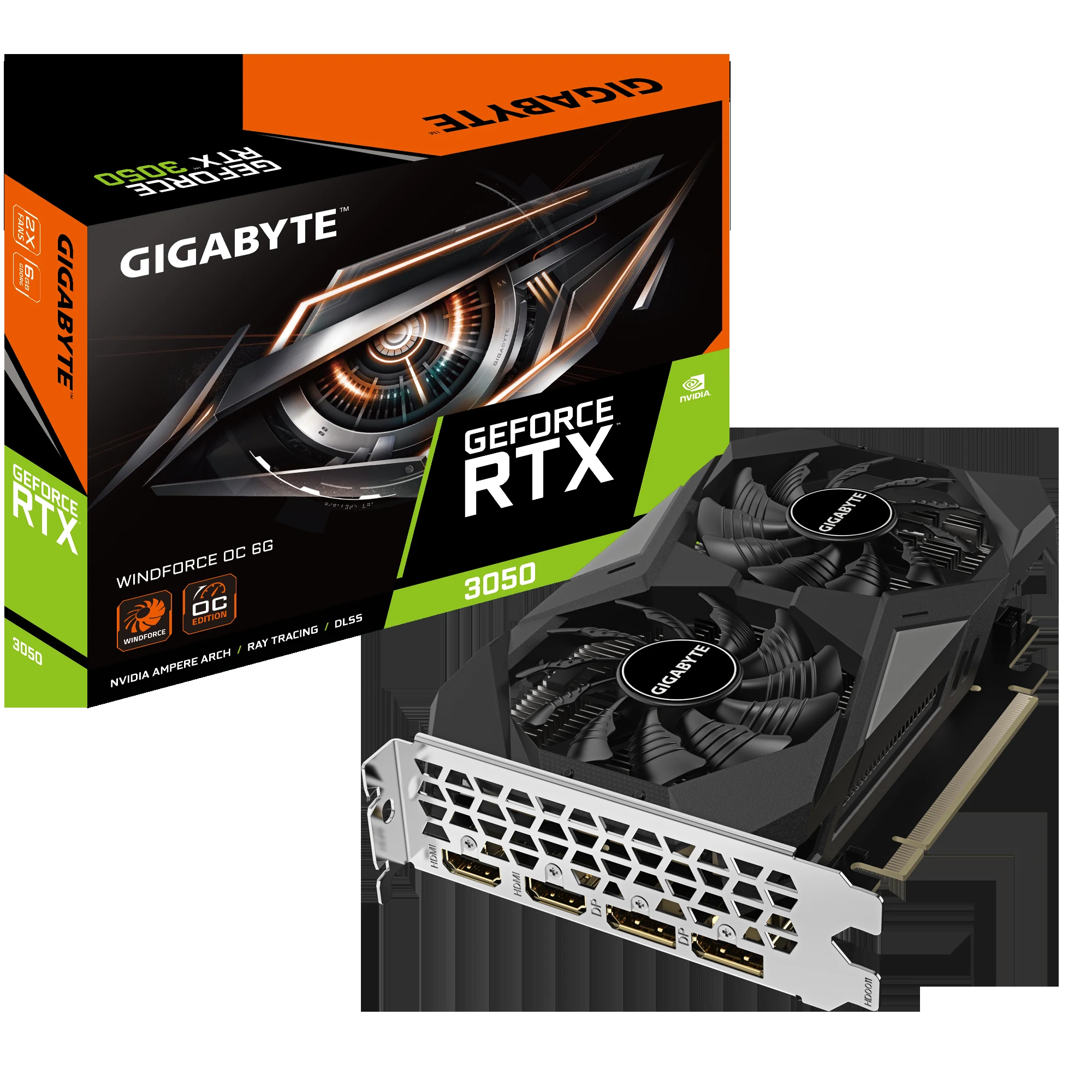 VGA Gigabyte RTX 3050 Eagle OC 8GB - GDDR6 - NEW