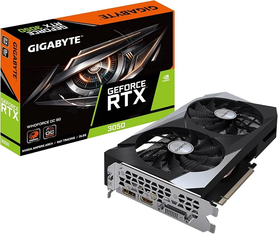 VGA Gigabyte RTX 3050 Windforce 8GB - GDDR6 - NEW