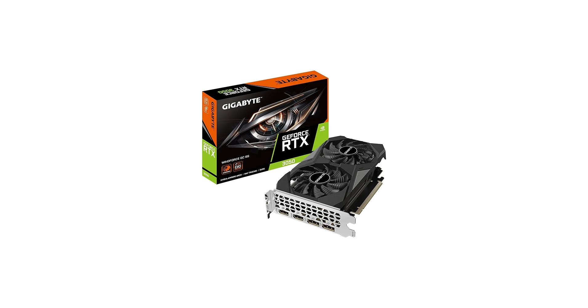 VGA Gigabyte RTX 3050 Windforce OC 6GB - GDDR6 - NEW