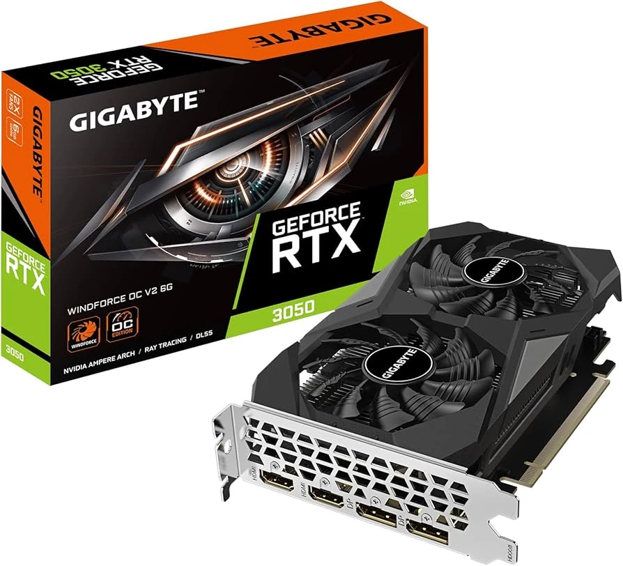 VGA Gigabyte RTX 3050 Windforce OC V2 6GB - GDDR6 - NEW