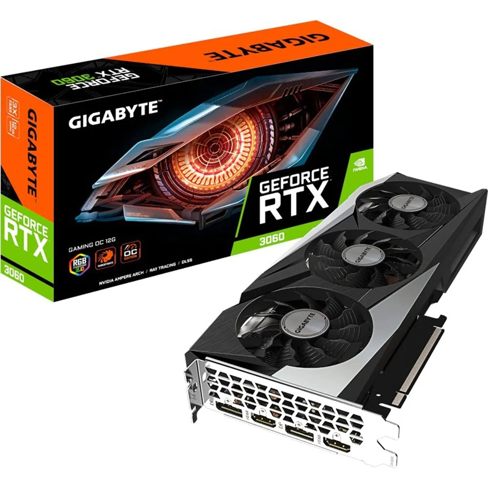 VGA Gigabyte RTX 3060 Gaming OC 8GB - GDDR6 - NEW