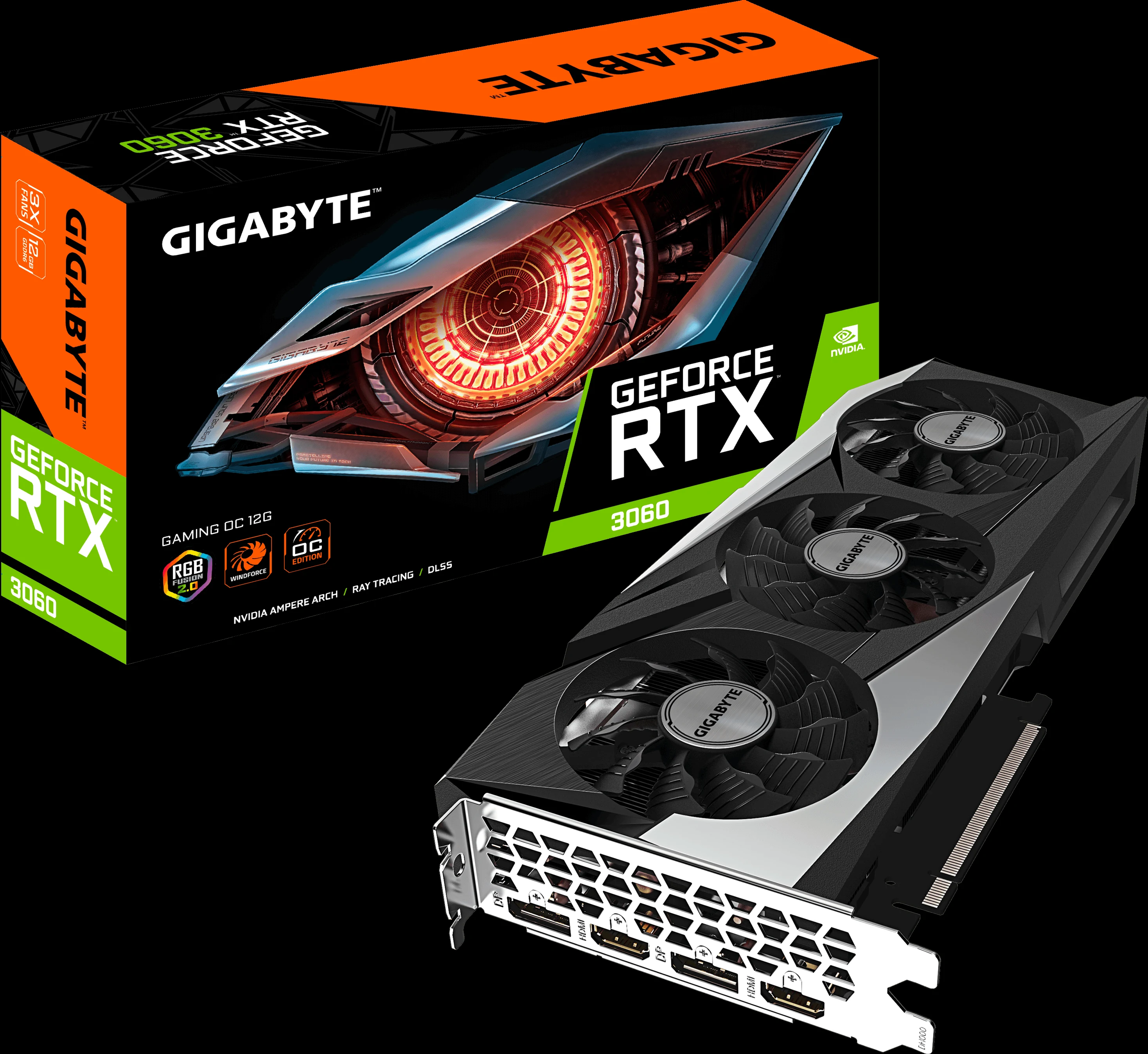 VGA Gigabyte RTX 3060 Vision 12GB - GDDR6 - NEW