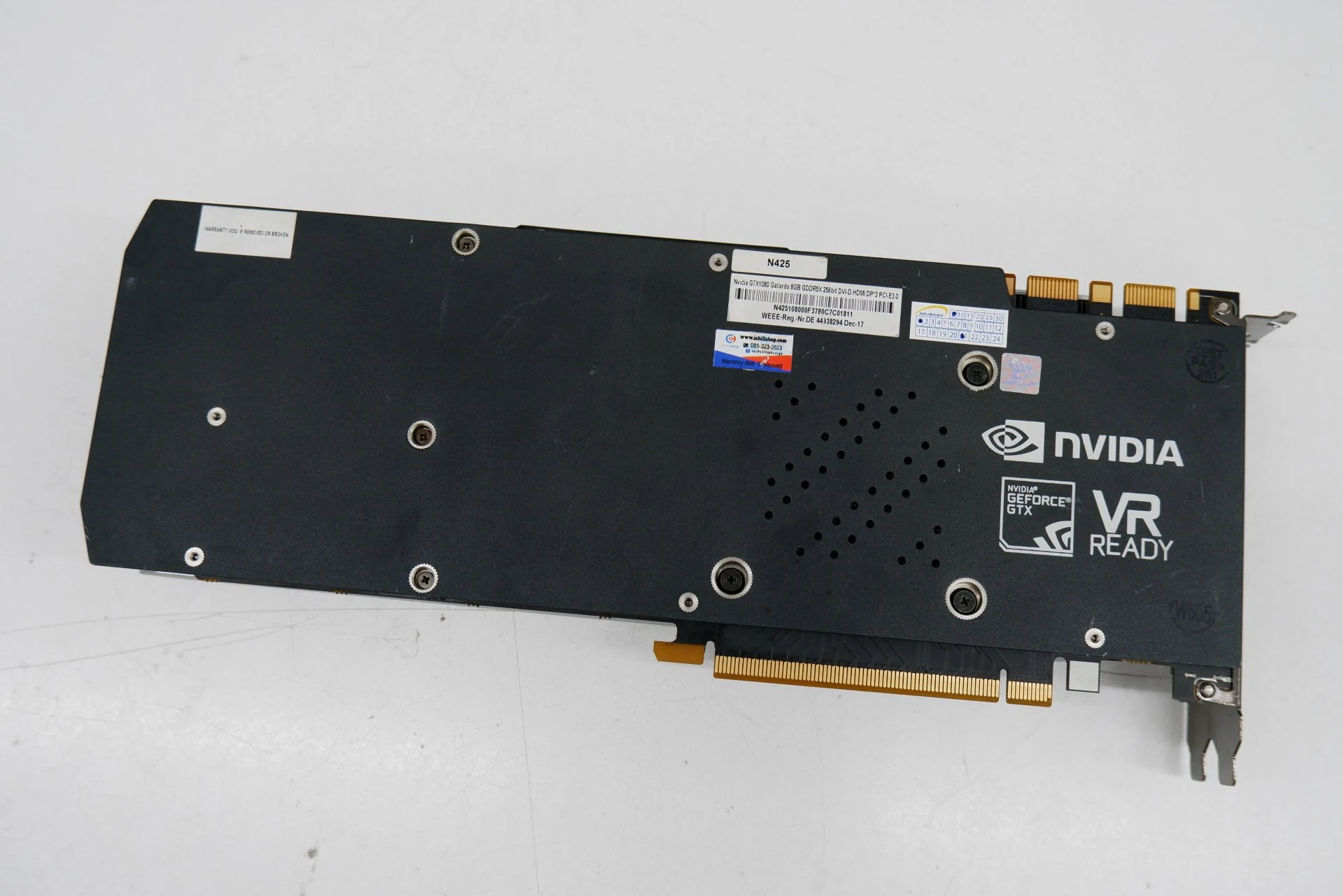 VGA MANLI GeForce GTX 1080 Gallardo 8GB GDDR5X