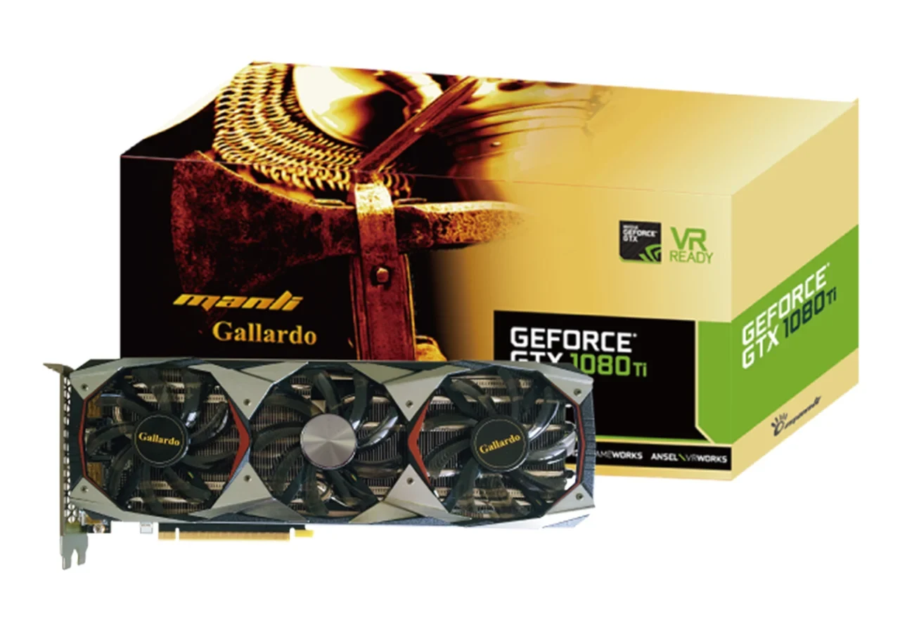 VGA MANLI GeForce GTX 1080 Ti Gallardo 11GB GDDR5X