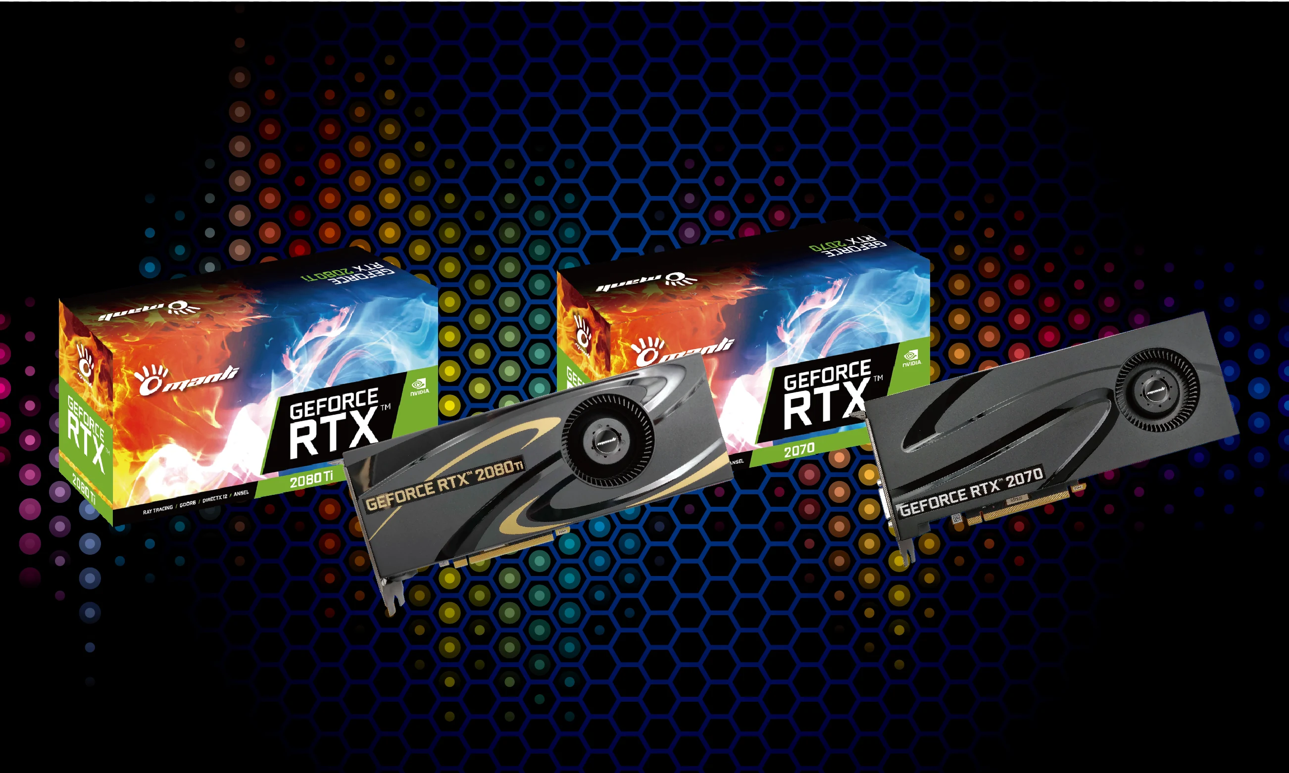 VGA MANLI GeForce RTX 2080 Ti 11GB GDDR6