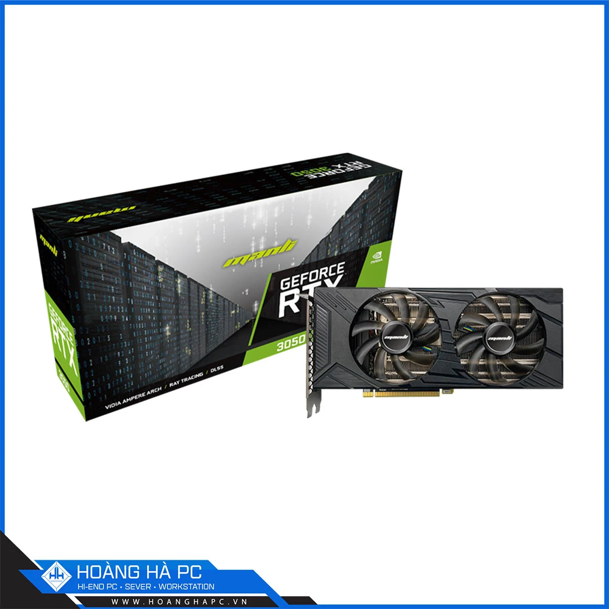 VGA MANLI GeForce RTX 3050 8GB Nebula Single GDDR6