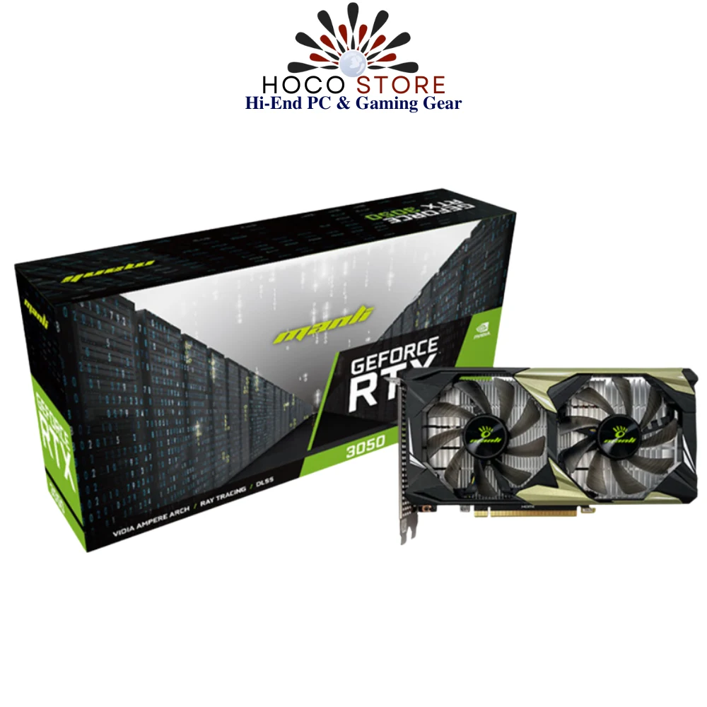 VGA MANLI GeForce RTX 3050 8GB Nebula Twin GDDR6