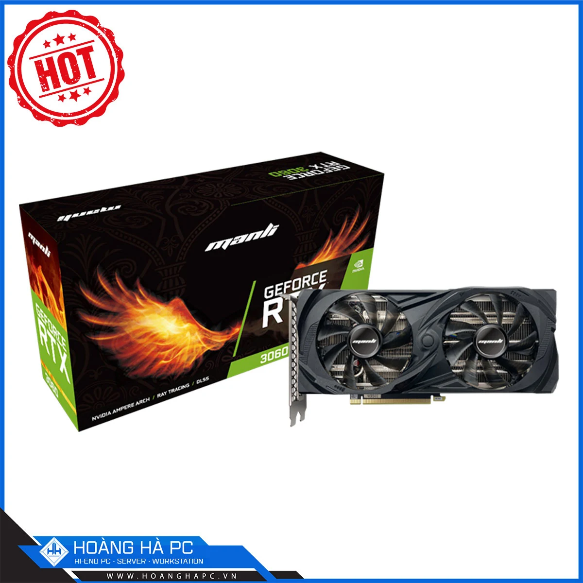 VGA MANLI GeForce RTX 3060 12GB GDDR6